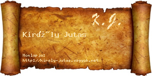Király Jutas névjegykártya